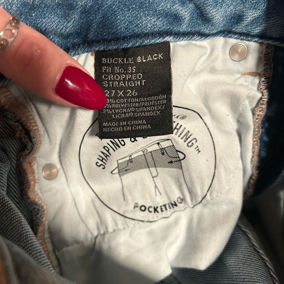Buckle Fit No. 35 Cropped Straight Stretch Jean - Picture 9 of 13